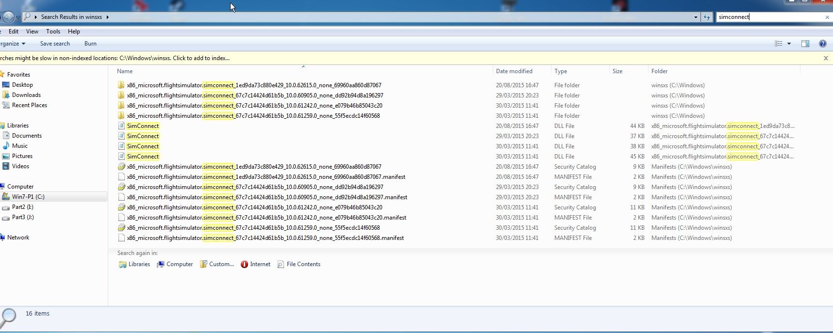 Ideal Flight install screen - winsxs simconnect files 1.jpg